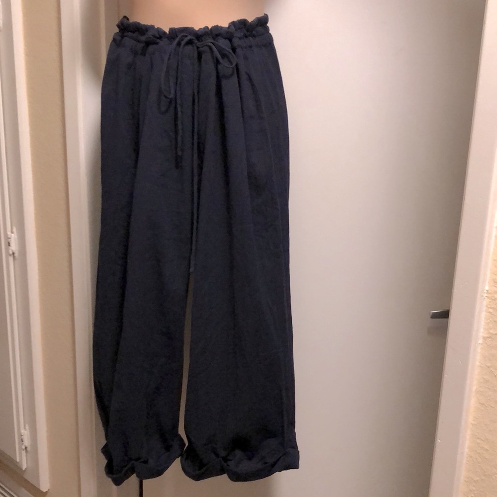 Drawstring pants cropped super lightweight great travel pant easy care ExcellCon